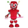 Red Robot Mascot Costume