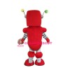 Red Robot Mascot Costume