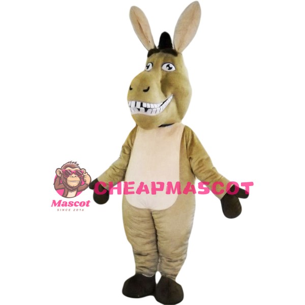 Brown Donkey Mascot Costume