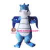 Lightweight Blue Dragon Mascot Costume