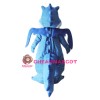 Lightweight Blue Dragon Mascot Costume