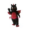 Lightweight Black Dragon Mascot Costume