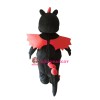 Lightweight Black Dragon Mascot Costume