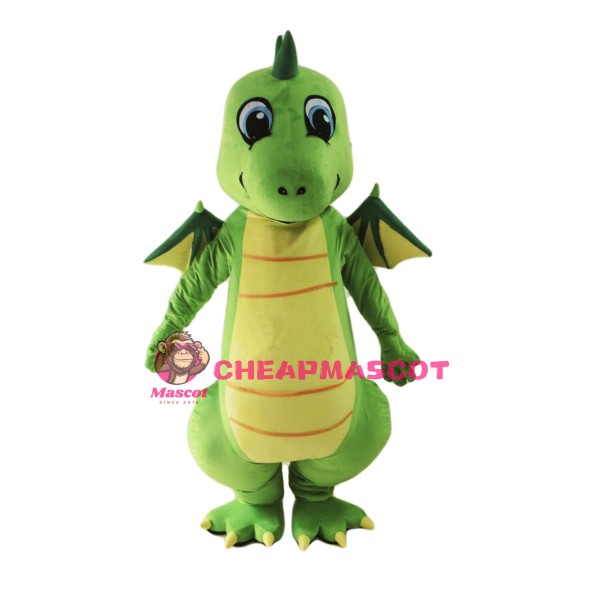 Lightweight Green Dragon Mascot Costume