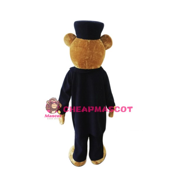 Adult Police Teddy Bear Mascot Costume