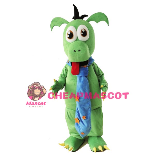 Cute Lightweight Green Dinosaur Mascot Costume