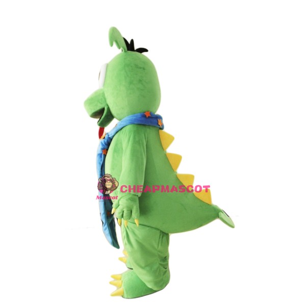 Cute Lightweight Green Dinosaur Mascot Costume