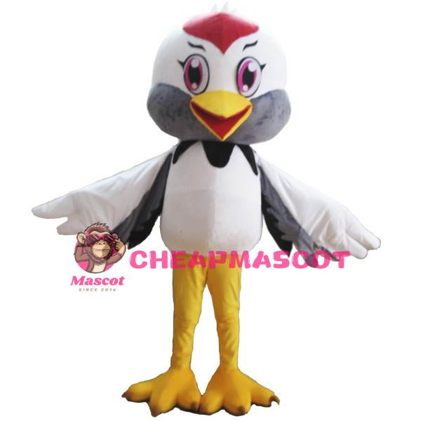 Crane Mascot Costume