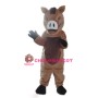 Brown Boar Mascot Costume
