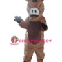 Brown Boar Mascot Costume