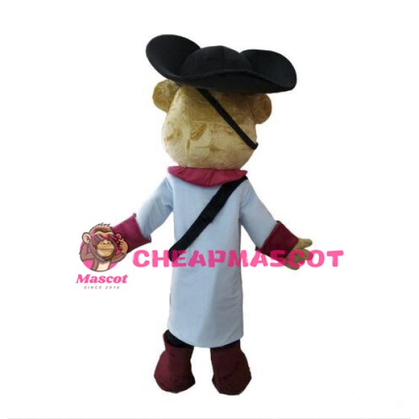 Pirate Bear Mascot Costume