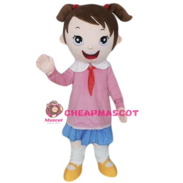 School Girl Mascot Costume