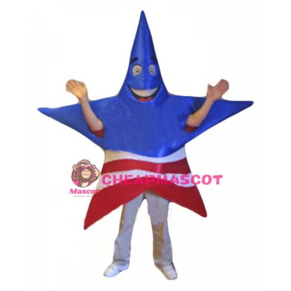 American Patriot Star Mascot Costume