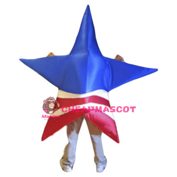 American Patriot Star Mascot Costume