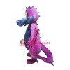 Pink & Grey Dragon Mascot Costume