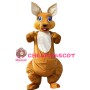 Happy Lightweight Kangaroo Mascot Costume