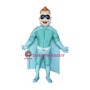 Green Superhero Mascot Costume