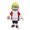Yellow Hair Boy Mascot Costume