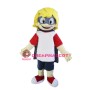 Yellow Hair Boy Mascot Costume