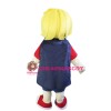 Yellow Hair Boy Mascot Costume