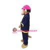 Fireman Monkey Mascot Costume