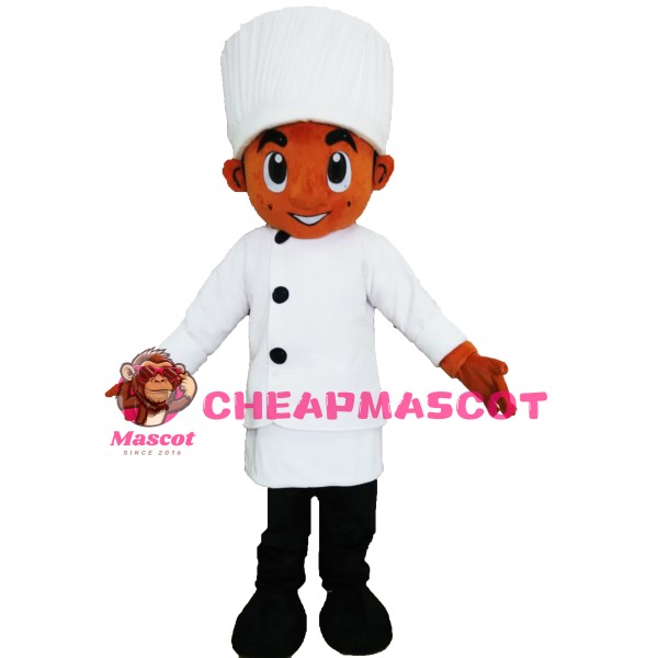 Young Chef Man Mascot Costume