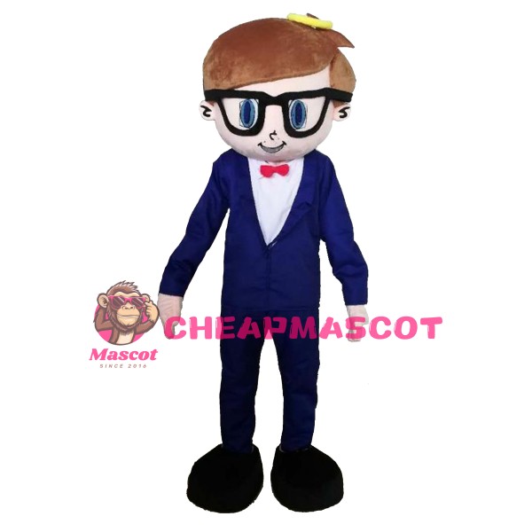 Handsome Boy Mascot Costume