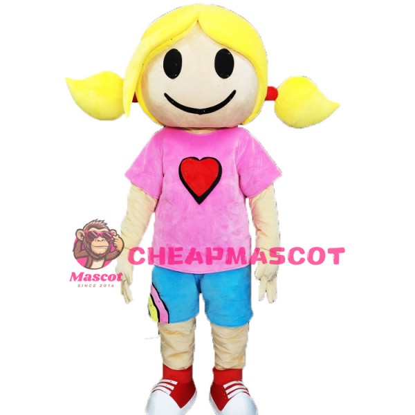 Surfer Girl Mascot Costume