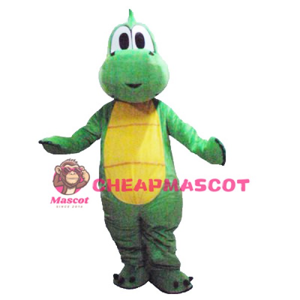 Cute Green Lightweight Dinosaur Mascot Costume