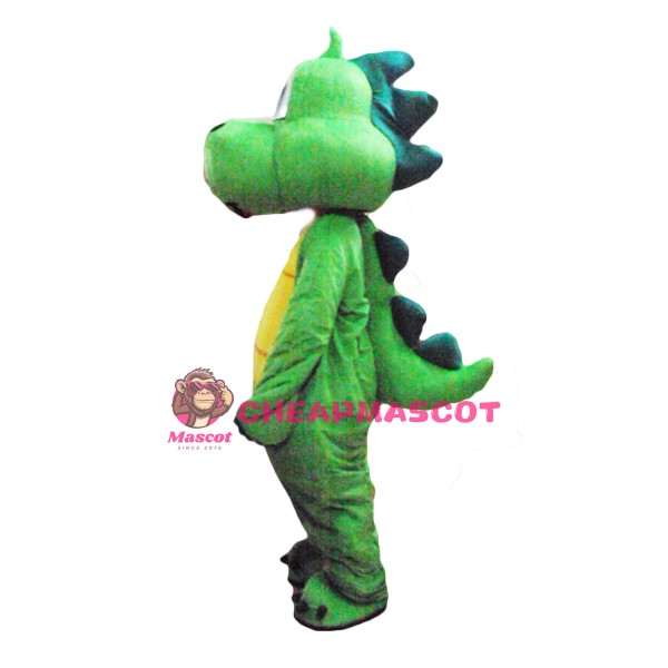 Cute Green Lightweight Dinosaur Mascot Costume