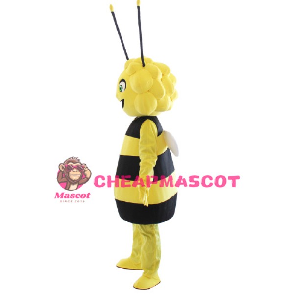 Happy Lightweight Girl Bee Mascot Costume
