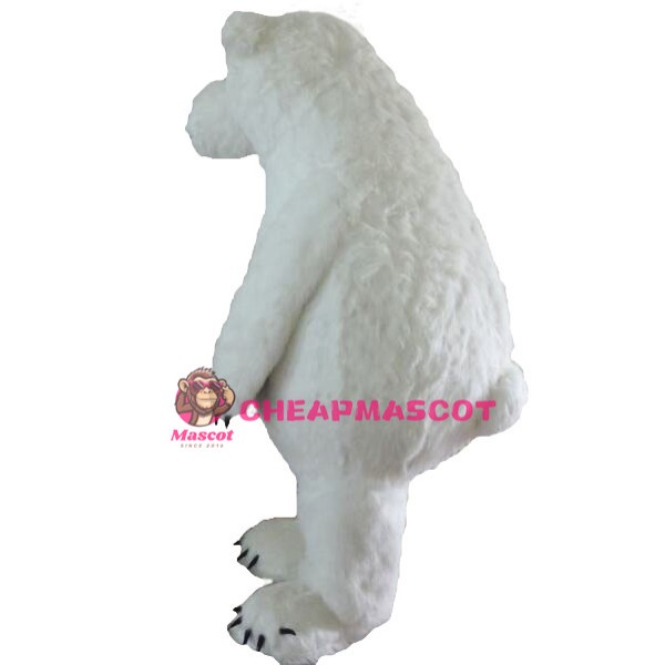 White Polar Bear Mascot Costume