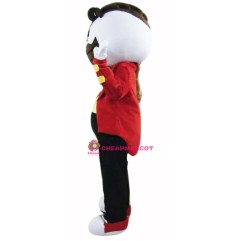 Long Brown Beard Boy Mascot Costume