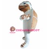Brown-White Sea Turtle Mascot Costume Suit for Adult