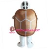 Brown-White Sea Turtle Mascot Costume Suit for Adult