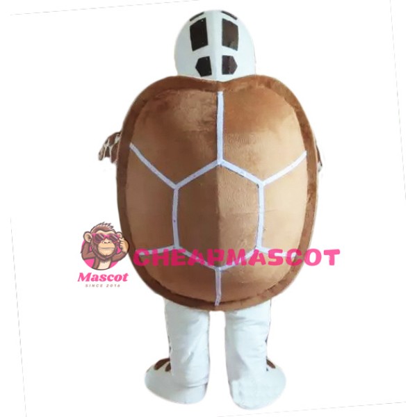 Brown-White Sea Turtle Mascot Costume Suit for Adult