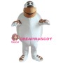 Brown-White Sea Turtle Mascot Costume Suit for Adult