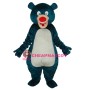 Second Version Blue Bear Short Plush Adult Mascot Costume