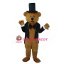 Bear in Black Suit Mascot Adult Costume