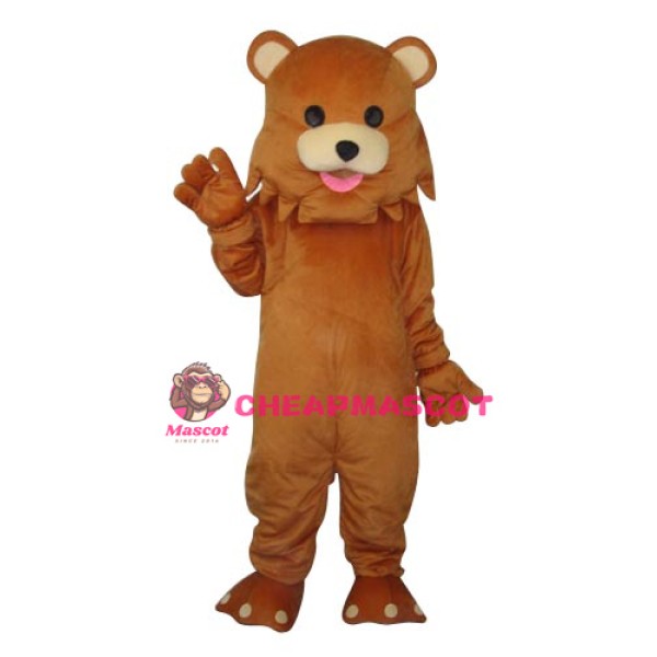 Strange Mouth Bear Mascot Adult Costume