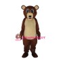 Big Eyes Brown Bear Mascot Adult Costume