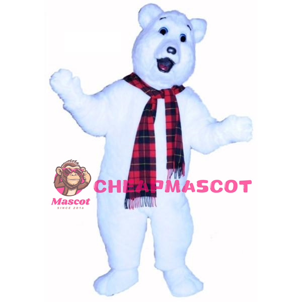 Snow Bear Mascot Costume