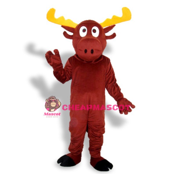 Chirstmas Reindeer Adult Mascot Costume