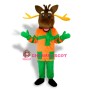 Christmas Deer Adult Mascot Costume
