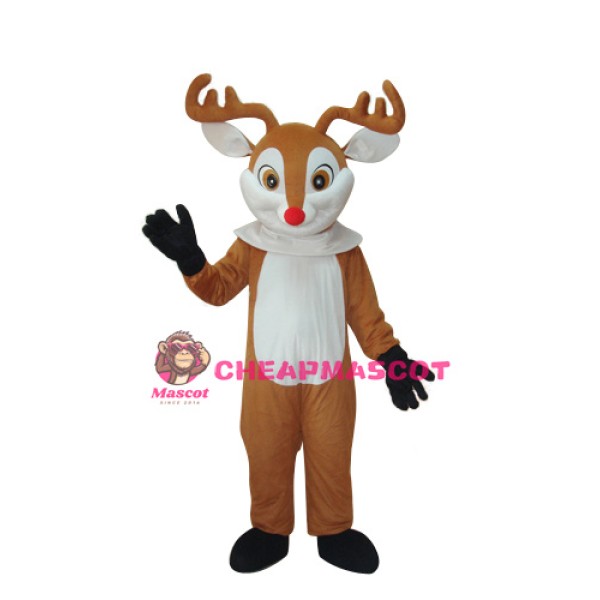 Golden Sika Deer Mascot Adult Costume