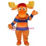 Striped Deer Mascot Adult Costume