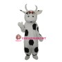 Big Black Dot Cow Mascot Adult Costume