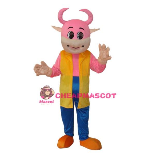 No.1 Cow Mascot Adult Costume