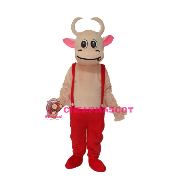 No.3 Cow Mascot Adult Costume
