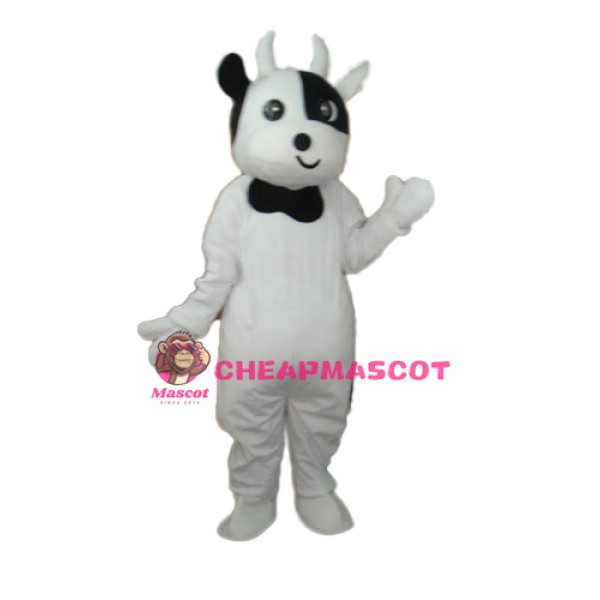 Odd Face Cow Mascot Adult Costume